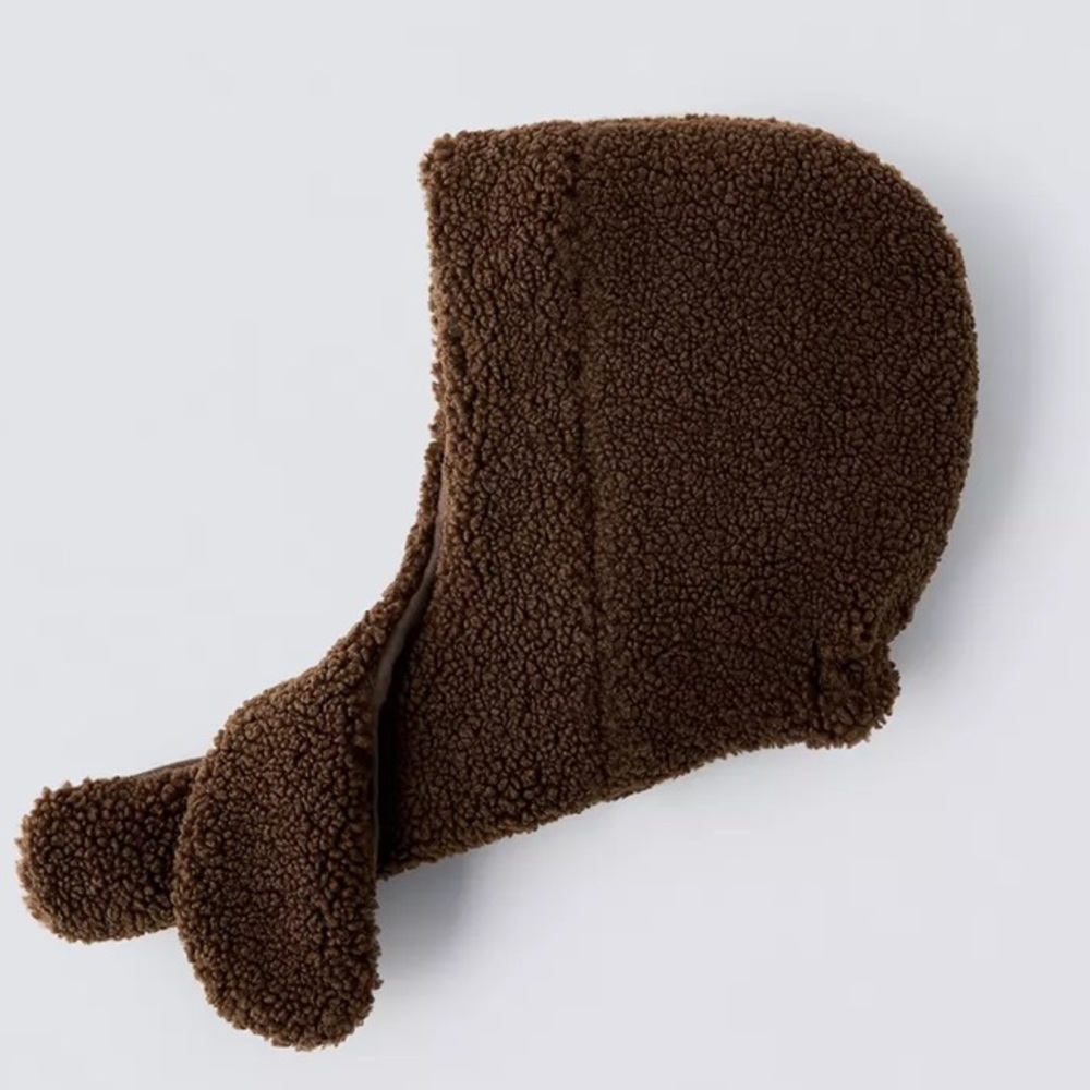 Zara Chocolate Brown Baby Hat